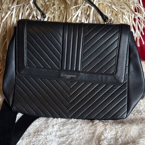 Karl Lagerfeld Black Quilted Shoulder Bag